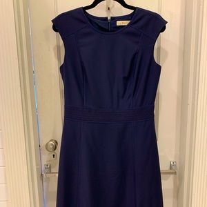 Tory burch navy blue shift dress